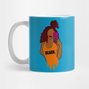 Black Girl Sexy Taking Selfie Mug